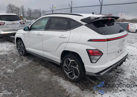 2024 Hyundai Kona N Line from USA, damaged, VIN KM8HACA39RU087389